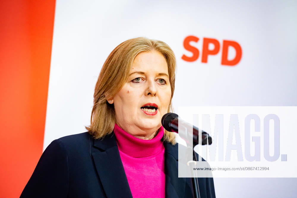 SPD Party Chair Bärbel Bas at a press conference at the Willy Brandt House in Berlin on September 21, 2026: Reactions to the state elections in Mecklenburg-Western Pomerania and Berlin