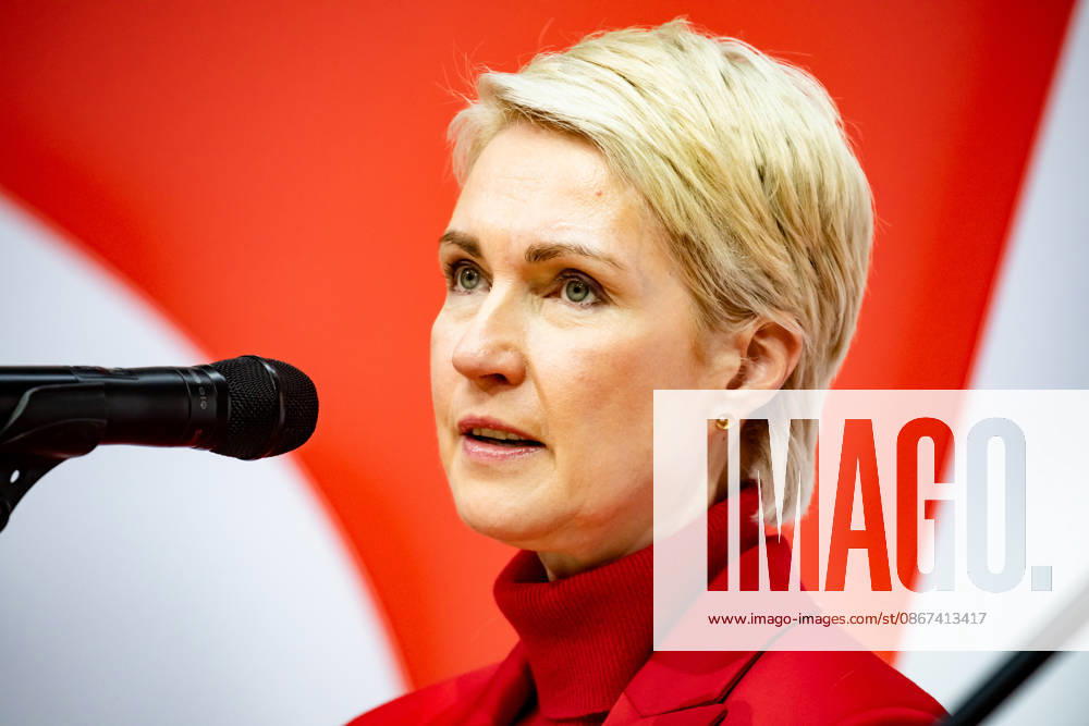 Manuela Schwesig, the SPD s lead candidate in Mecklenburg-Western Pomerania, at a press conference at the Willy Brandt House in Berlin on September 21, 2026: Reactions to the state elections in Mecklenburg-Western Pomerania and Berlin