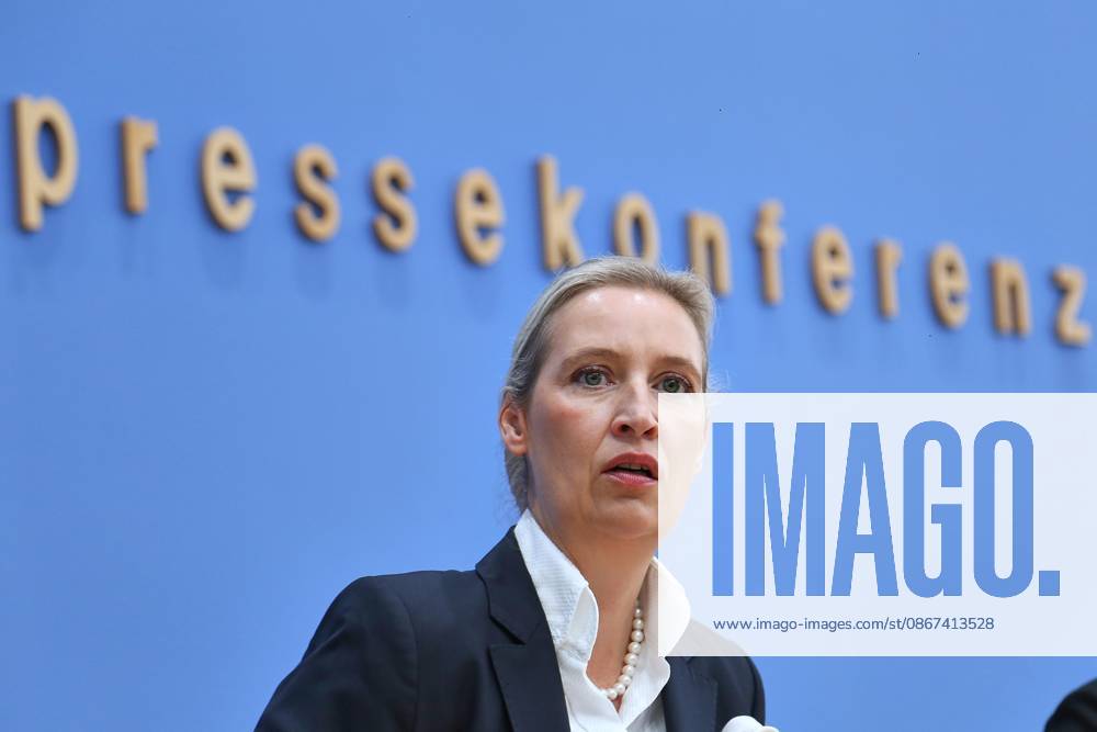Federal Press Conference: AfD—The Impact of the State Elections in Berlin and Mecklenburg-Western Pomerania on Federal Politics; AfD Chairwoman Alice Weidel