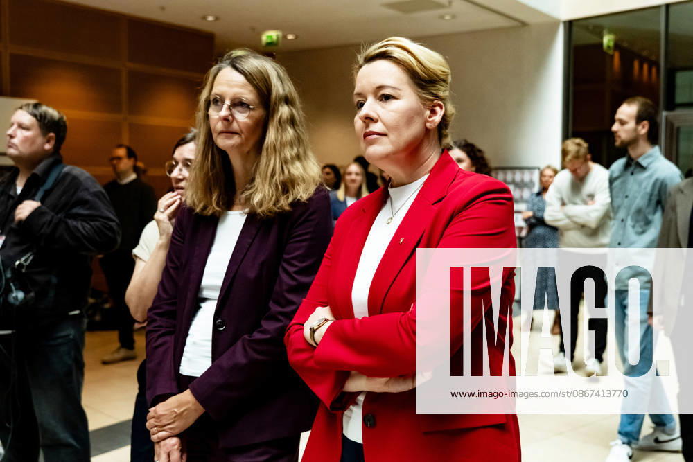 SPD candidate in Berlin, Franziska Giffey, at the Willy Brandt House in Berlin on September 21, 2026: Reactions to the state elections in Mecklenburg-Western Pomerania and Berlin