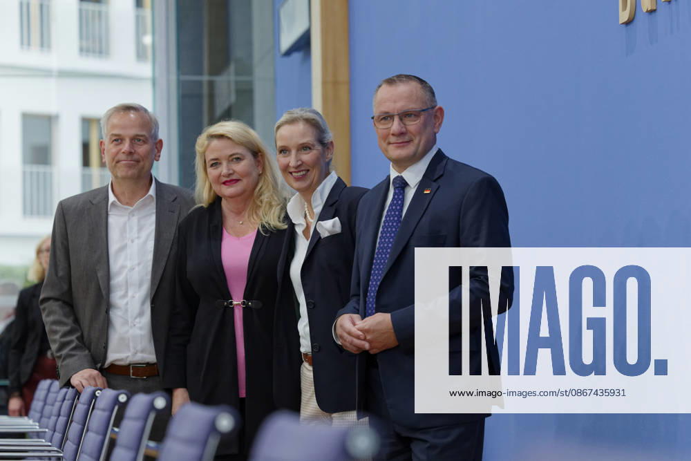 AfD Post-Election Analysis: Mecklenburg-Western Pomerania and Berlin, September 21, 2026, Germany, Berlin Federal Press Conference: AfD Post-Election Analysis of the State Election