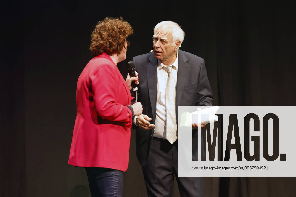 Steffi Neu and Bruno Jonas at the 10th Recklinghäuser Hurz Comedy Award ceremony at the Ruhrfestspielhaus in Recklinghausen, September 21, 2026 Foto:xT.xSchröerx xFuturexImagex hurz_6998
