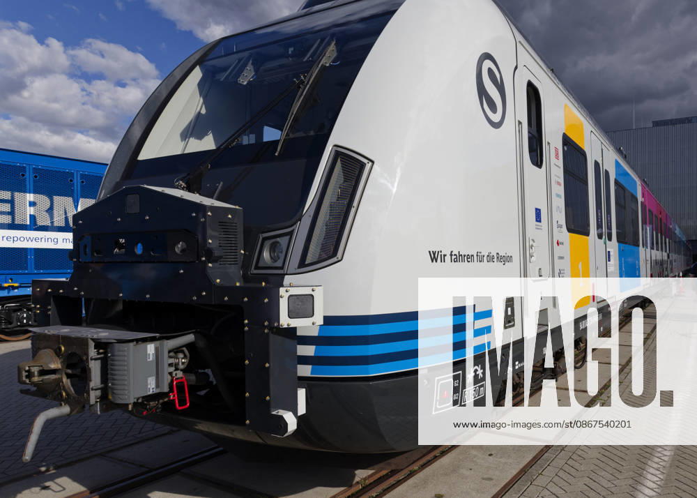 InnoTrans 2026 Transportation Technology Trade Fair, September 22, Berlin, Germany. The InnoTrans International Transportation Technology Trade Fair takes place in the exhibition halls beneath Berlin’s Radio Tower. Pictured is a prototype of an autonomous electric multiple unit intended for use as an S-Bahn or regional train.