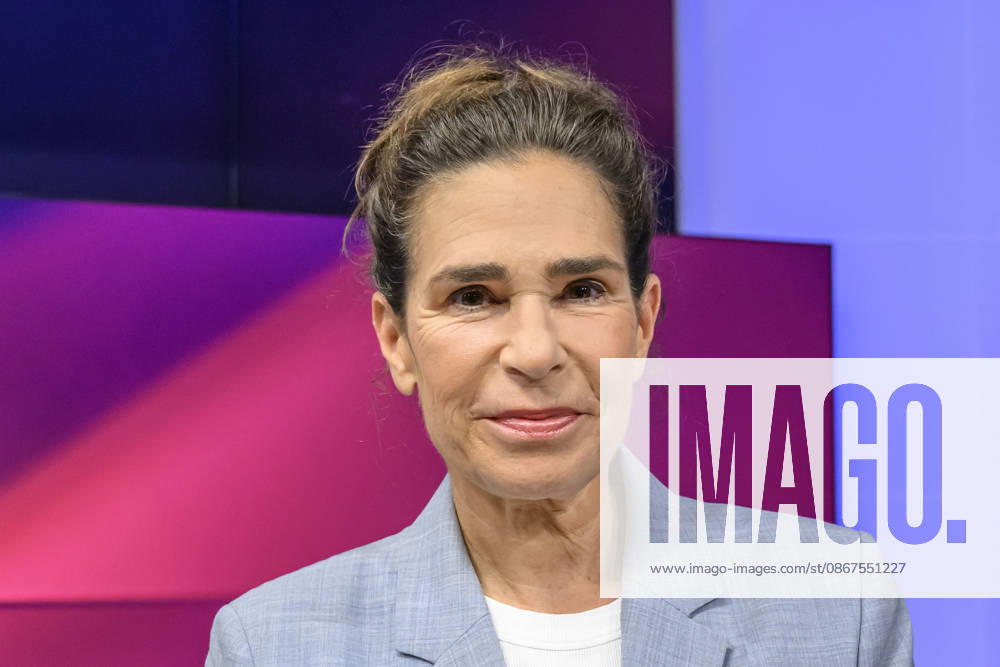 Pictured, from left: Dagmar Rosenfeld on the podcast *Machtwechsel*, Germany, Berlin, studio, guest on *Maischberger*, a political talk show, TV program, hosted by Sandra Maischberger, *Das Erste*, filmed in Adlershof – At Studio 20, September 22, 2026,