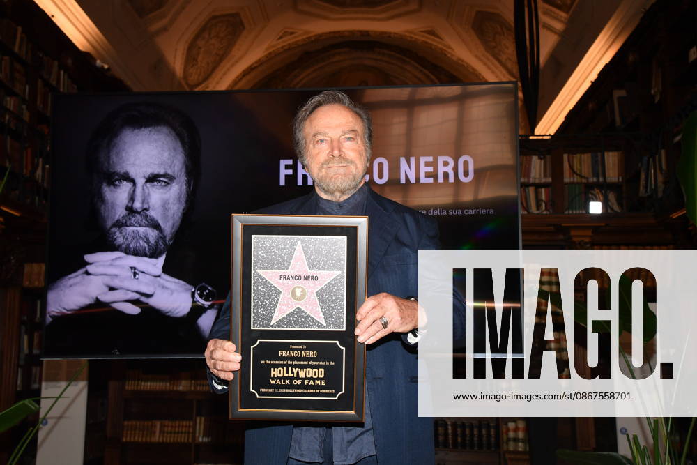IPA88844317 - Rome, Ministry of Culture: Celebration Honoring Franco Nero; Pictured: Franco Nero