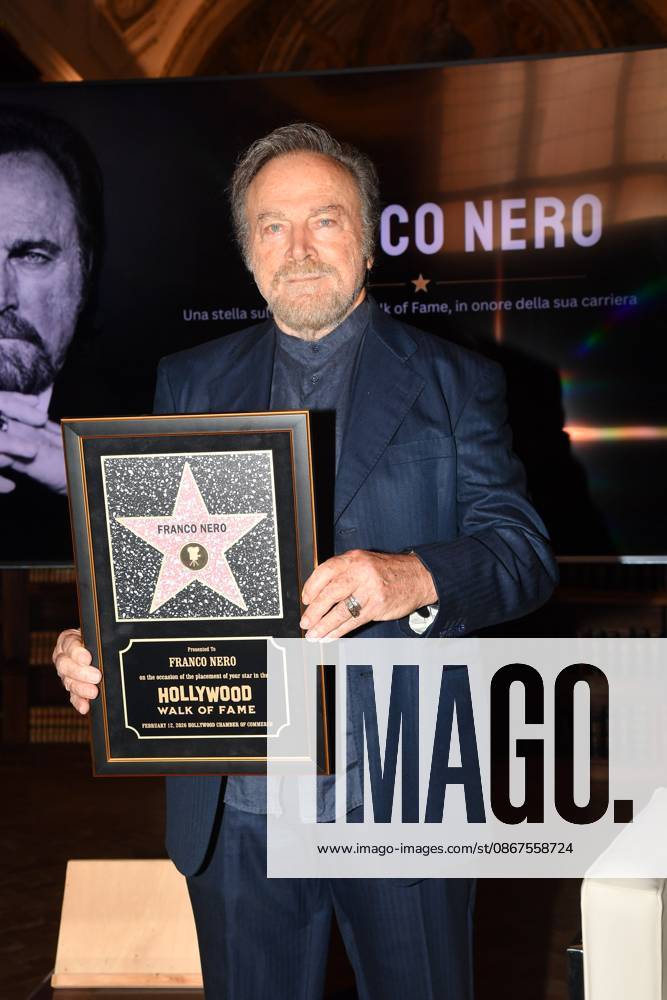 IPA88844312 - Rome, Ministry of Culture: Celebration in Honor of Franco Nero. Pictured: Franco Nero