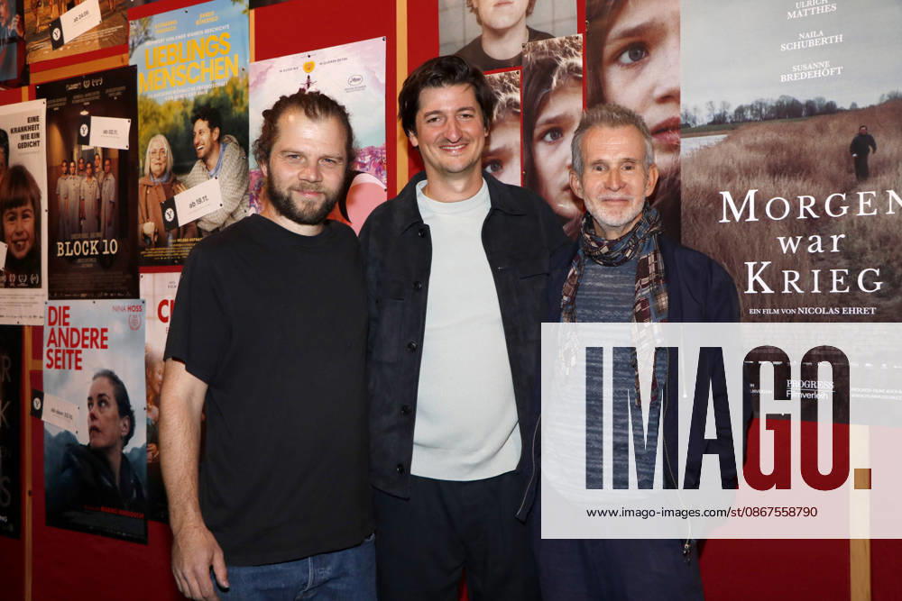 Tomorrow Was War, Film Premiere at the Delphi Lux, Berlin, September 22, 2026 Director Nicolas Ehret with lead actors Enno Trebs and Ulrich Matthes at a photo call for the premiere of *Tomorrow Was War* at the Delphi Lux in Berlin on September 22, 2026 Berlin Delphi Lux