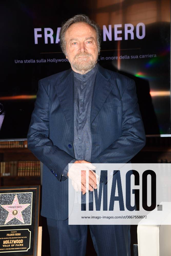 IPA88844308 - Rome, Ministry of Culture: Celebration in Honor of Franco Nero. Pictured: Franco Nero