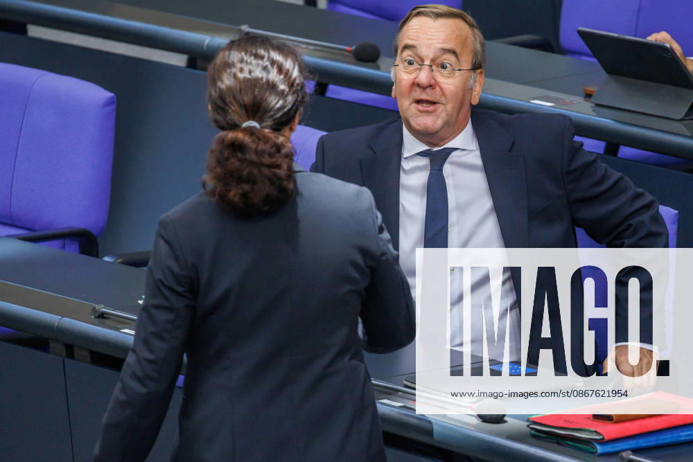 Bundestag: Boris Pistorius (SPD), Federal Minister of Defense, at the German Bundestag on September 23, 2026, in Berlin, Berlin, Berlin, Germany, Bundestag