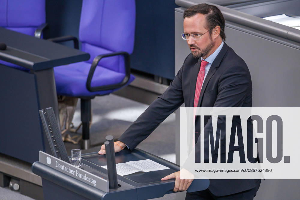 Bundestag: Dr. Bernd Baumann (SPD) at the German Bundestag on September 23, 2026, in Berlin, Berlin, Germany, Bundestag