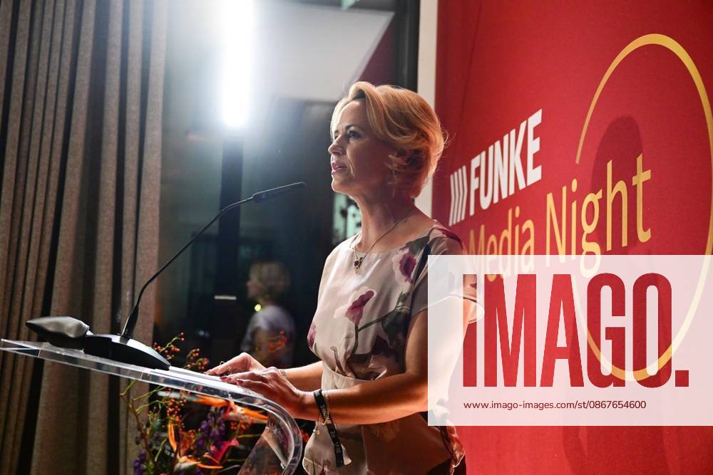 FUNKE Media Night ** FOR ** **Media Night at Stue, Julia Becker, publisher of the Funke Media Group, photographed on September 23, 2026, in Berlin Berlin Berlin Berlin Copyright MaurizioxGambarini