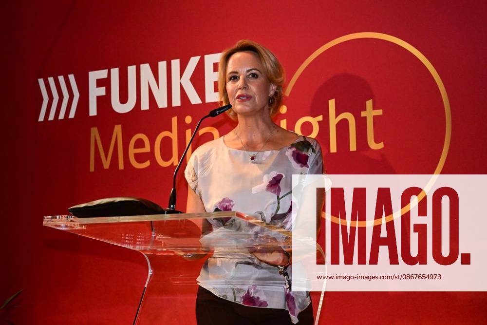 FUNKE Media Night ** FOR ** **Media Night at Stue, Hendrik Wüst (CDU), and Julia Becker, publisher of the Funke Media Group, photographed on September 23, 2026, in Berlin, Berlin, Berlin, Berlin. Copyright MaurizioxGambarini