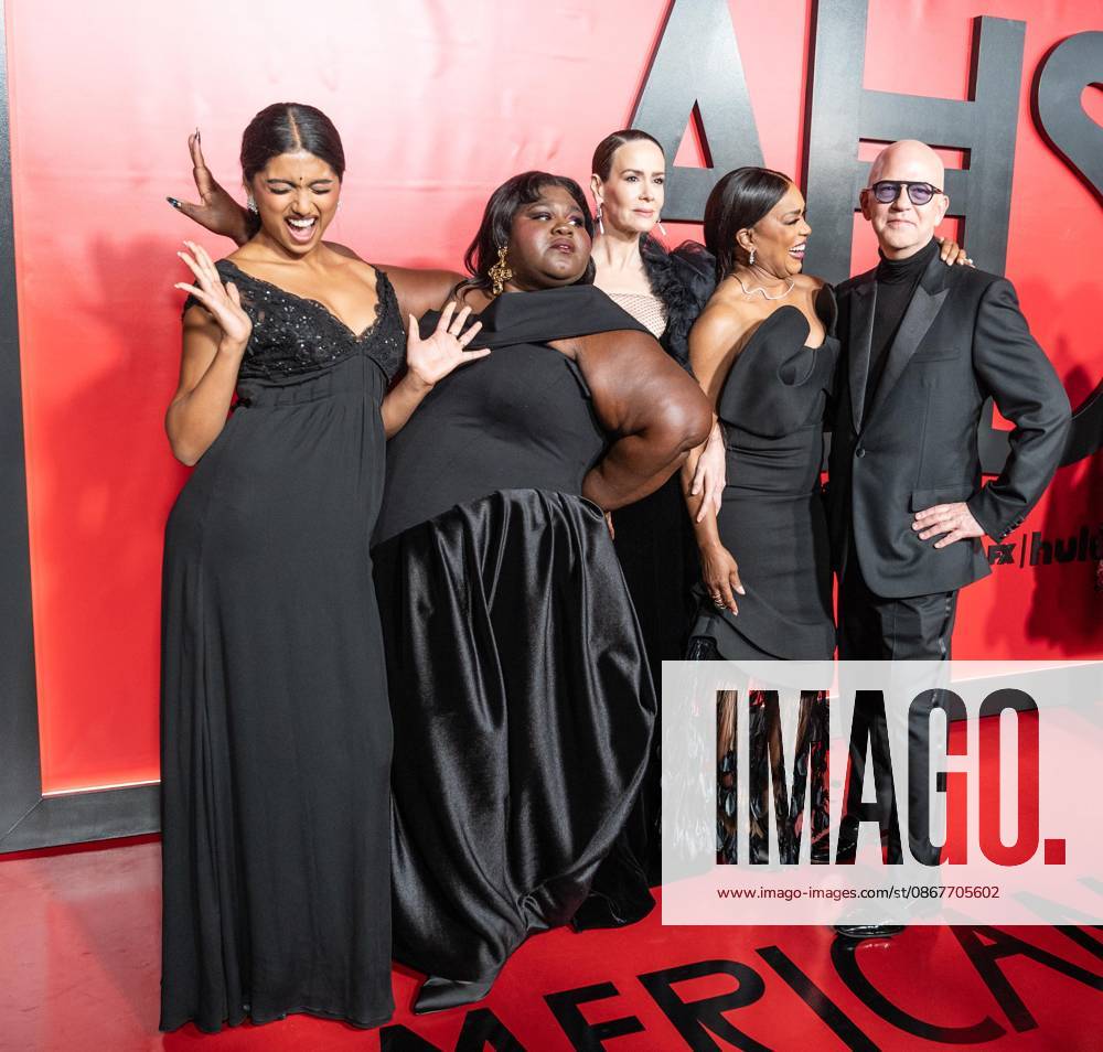 Avantika Vandanapu, Gabourey Sidibe, Sarah Paulson, Angela Bassett and Ryan Murphy attend premiere American Horror Story: 13 by FX Hulu at The Hotel Chelsea in New York, NY on September 23, 2026. Bronx USA - ZUMAr339 20260923_znp_r339_246