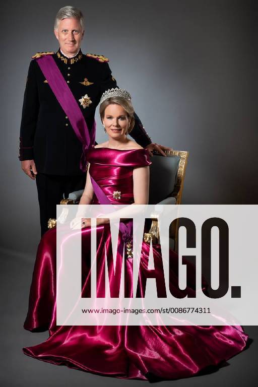 ATTENTION EDITORS - HAND OUT PICTURES - - NO SALES - NO ADVERTISING - MANDATORY CREDIT KONINKLIJK PALEIS PALAIS ROYAL KONIGLICHER PALAST ROYAL PALACE This handout picture, distributed by the Royal Palace shows King Philippe - Filip of Belgium and Queen Mathilde of Belgium posing for the photographer, distributed on Thursday 15 November 2018. HANDOUTxBELGIANxROYALxPALACE 05470337