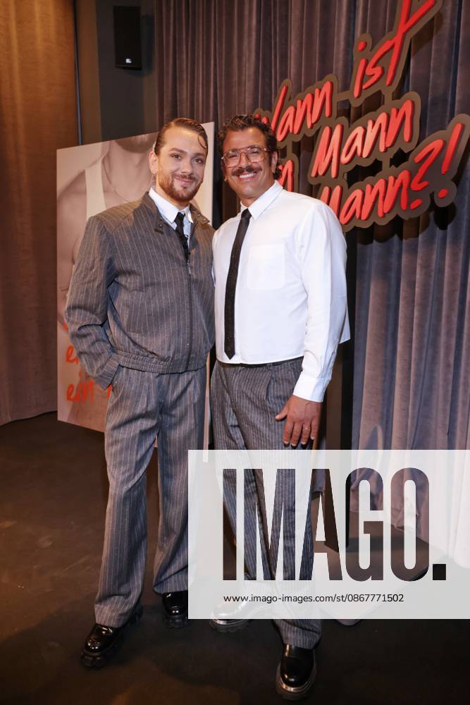 Riccardo Simonetti Book Launch: Riccardo Simonetti and husband Steven Riccardo Simonetti presents his fifth book, When Is a Man a Man? , at The Ritz-Carlton, Berlin, on September 24, 2026