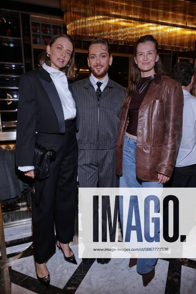 Riccardo Simonetti Book Launch: Eva Padberg, Riccardo Simonetti, Melisa Dobric. Riccardo Simonetti presents his fifth book, When Is a Man a Man? , at The Ritz-Carlton, Berlin, on September 24, 2026.