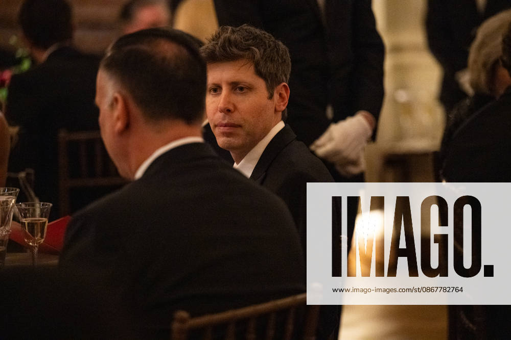 Open AI CEO Sam Altman attends a state dinner for Chinese President Xi Jinping at the White House in Washington DC on Thursday, September 24, 2026. Xi is on a three-day state visit to the U.S. and will hold talks with U.S. officials on tariffs, AI, and other issues. WAX20260924985 AnnabellexGordon