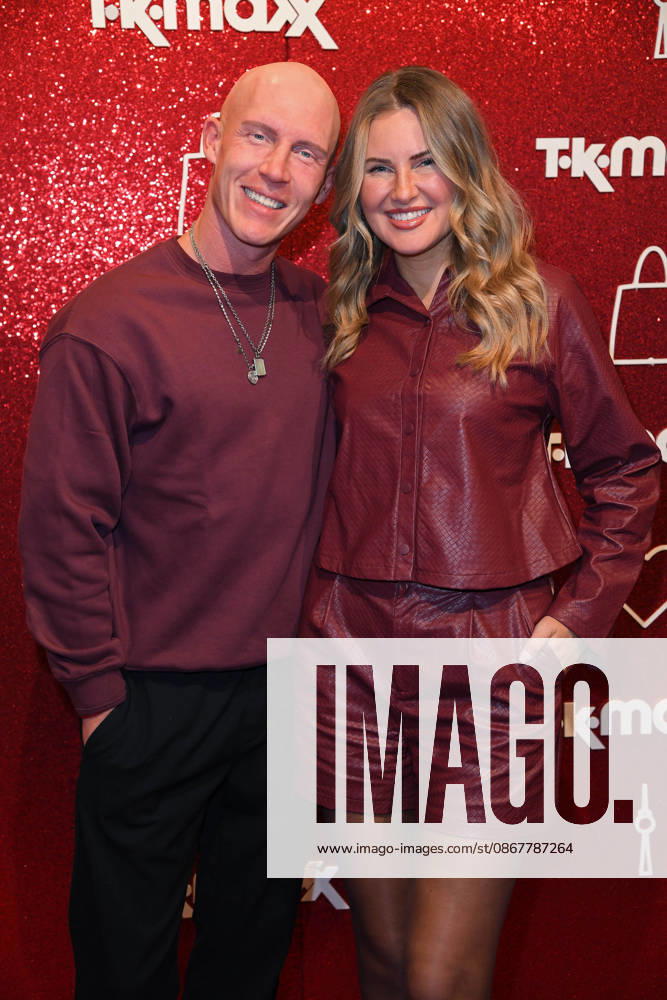 Tobias Wolf with his wife Maren Wolf at the CODE RED BY TK MAXX STORE REOPENING at Alexanderplatz in Berlin on September 24, 2026