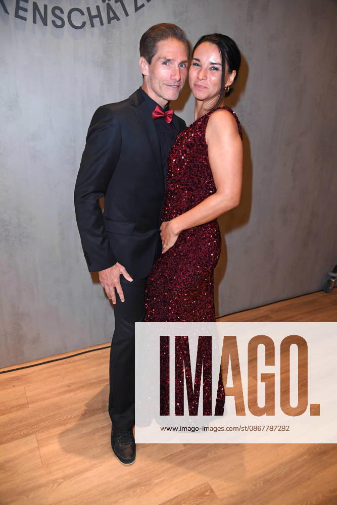 Christian Polanc with his girlfriend Laura Brand Schulz at the CODE RED BY TK MAXX STORE REOPENING at Alexanderplatz in Berlin on September 24, 2026
