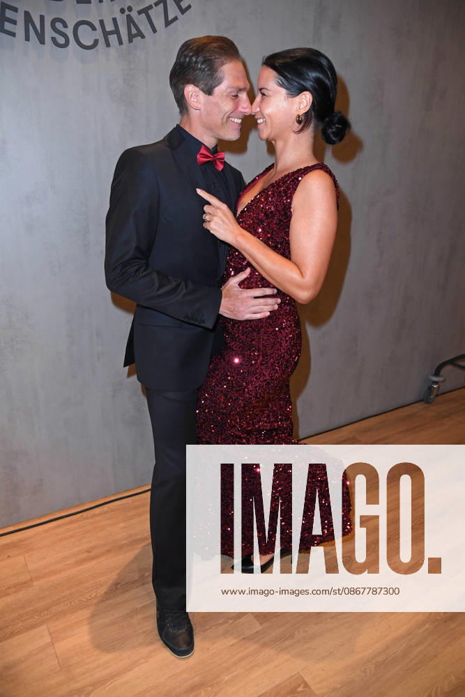 Christian Polanc with his girlfriend Laura Brand Schulz at the CODE RED BY TK MAXX STORE REOPENING at Alexanderplatz in Berlin on September 24, 2026
