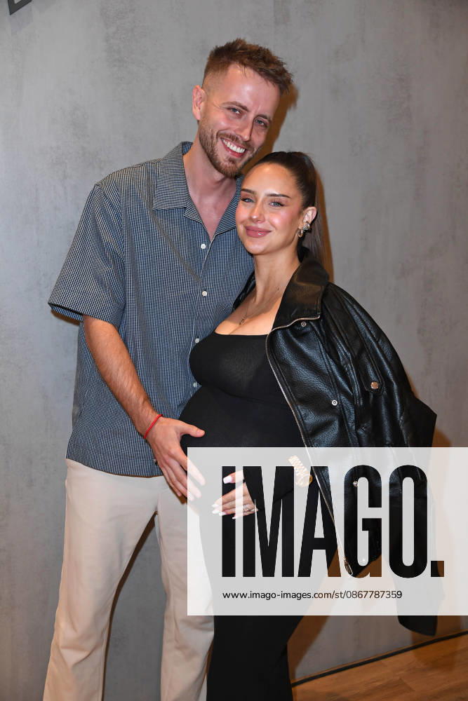 Julian Classen with his girlfriend Palina Miner at the CODE RED BY TK MAXX STORE REOPENING at Alexanderplatz in Berlin on September 24, 2026