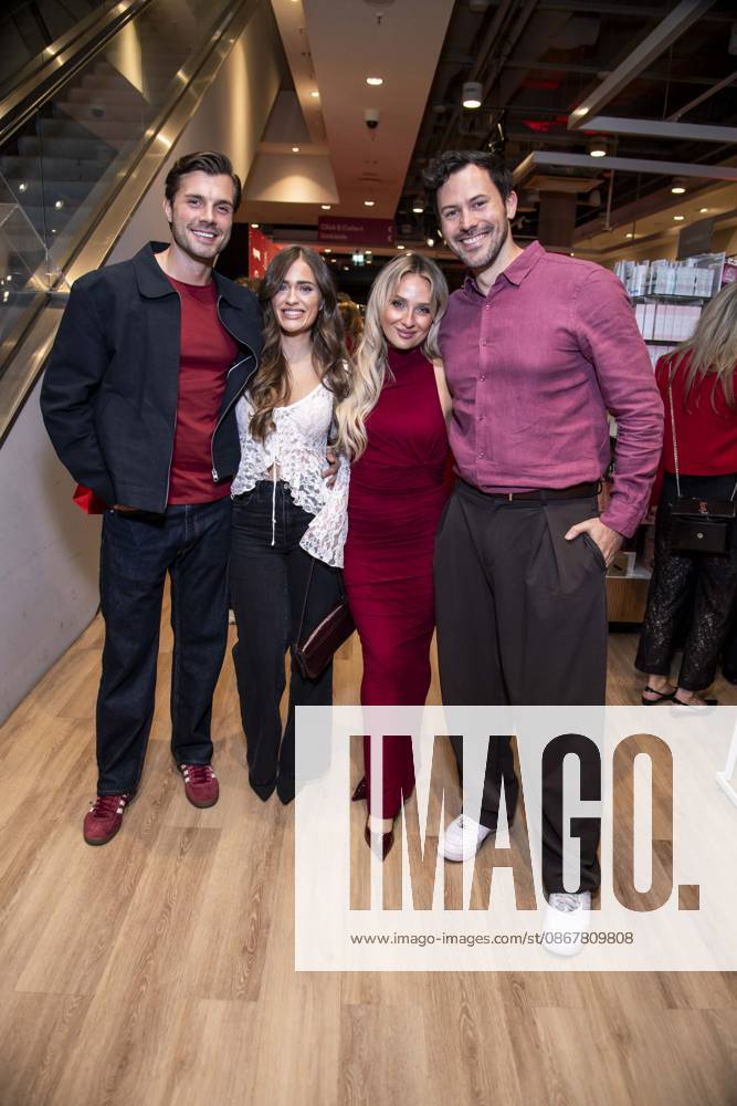 ABB TKMAXX: Tim Reitz, Vivien Grabatis, Jenny Köpper, and Sebastian Klaus appeared on the red carpet at the grand reopening of the TK Maxx store on Alexanderplatz on September 24, 2026, in Berlin, Germany