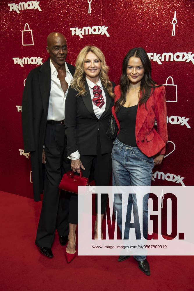 ABB TKMAXX: Bruce Darnell, Frauke Ludowig, and Nele Ludowig Roeffen appeared on the red carpet at the grand reopening of the TK Maxx store on Alexanderplatz on September 24, 2026, in Berlin, Germany