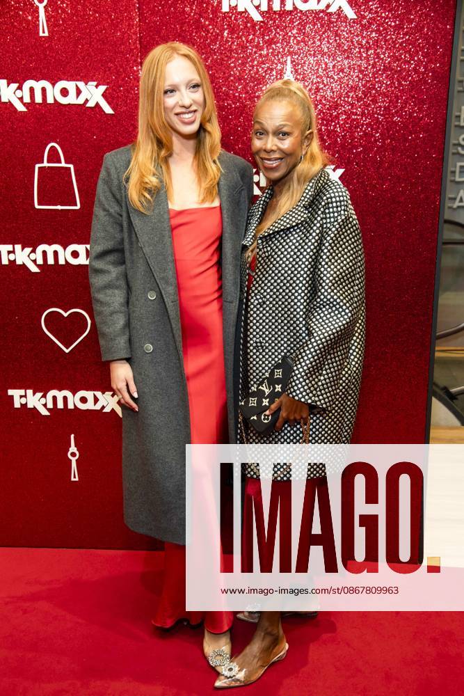 ABB TKMAXX Anna Ermakova and her mother, Angela Ermakova, appeared on the red carpet at the grand reopening of the TK Maxx store on Alexanderplatz on September 24, 2026, in Berlin, Germany