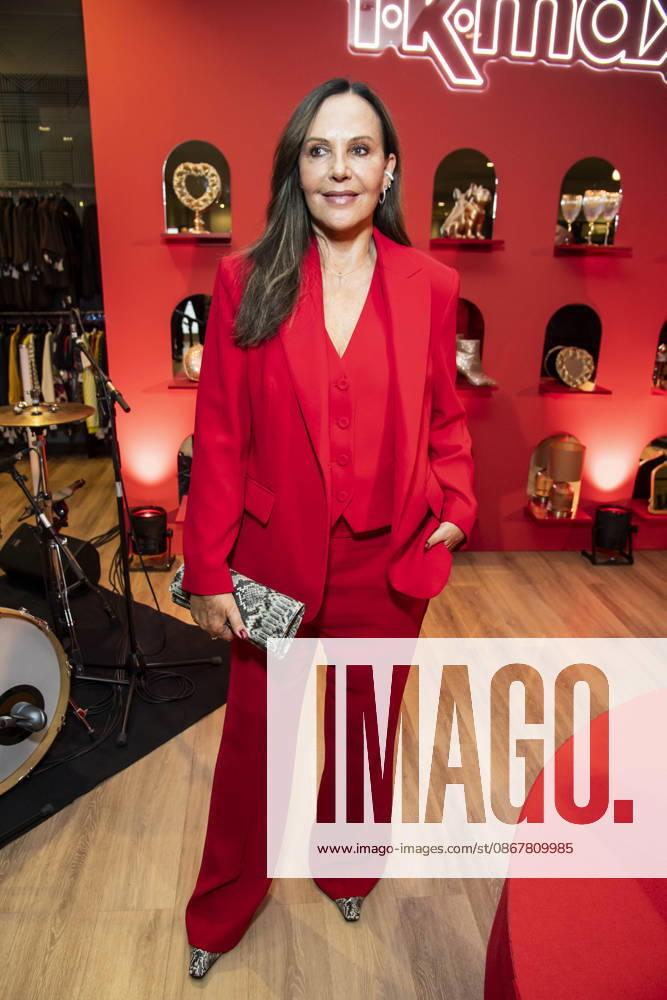 ABB TKMAXX Natascha Ochsenknecht appears on the red carpet at the grand reopening of the TK Maxx store on Alexanderplatz on September 24, 2026, in Berlin, Germany