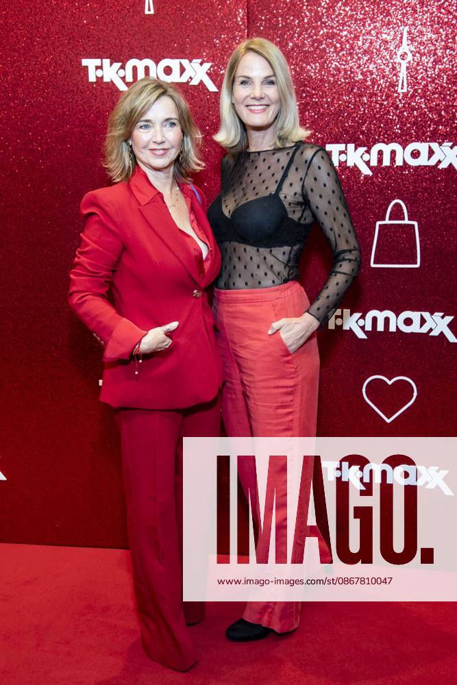 ABB TKMAXX s Tina Ruland and her companion appeared on the red carpet at the grand reopening of the TK Maxx store on Alexanderplatz on September 24, 2026, in Berlin, Germany