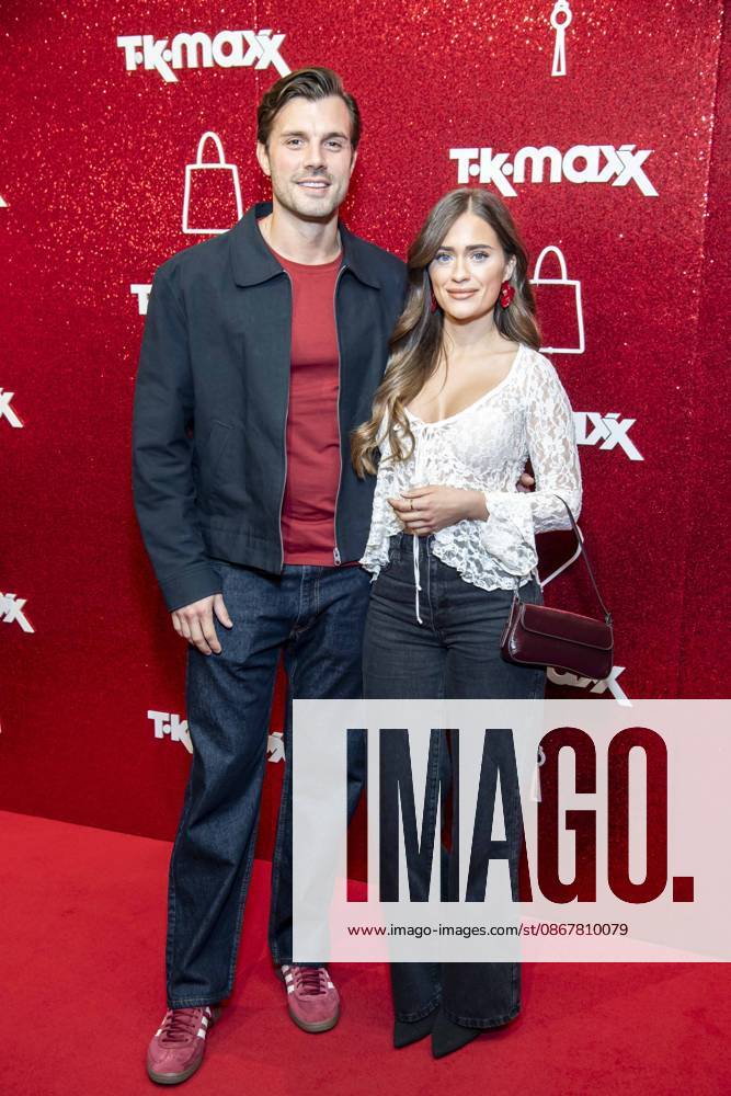 ABB TKMAXX: Tim Reitz and Vivien Grabatis appeared on the red carpet at the grand reopening of the TK Maxx store on Alexanderplatz on September 24, 2026, in Berlin, Germany