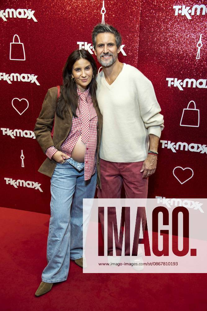 ABB TKMAXX s Chryssanthi Kavazi and Tom Beck made a guest appearance on the red carpet at the grand reopening of the TK Maxx store on Alexanderplatz on September 24, 2026, in Berlin, Germany