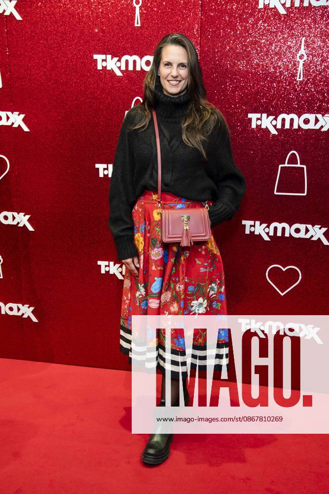 ABB TKMAXX Katrin Wrobel appears on the red carpet at the grand reopening of the TK Maxx store on Alexanderplatz on September 24, 2026, in Berlin, Germany
