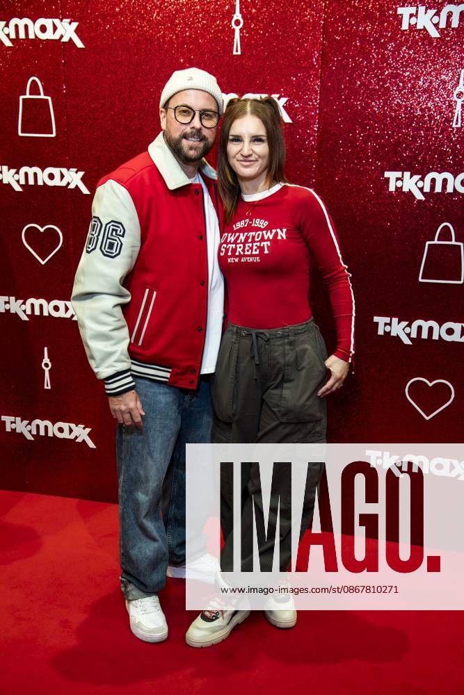 ABB TKMAXX: Felix von Jascheroff and Alexandra Sophie appeared on the red carpet at the grand reopening of the TK Maxx store on Alexanderplatz on September 24, 2026, in Berlin, Germany