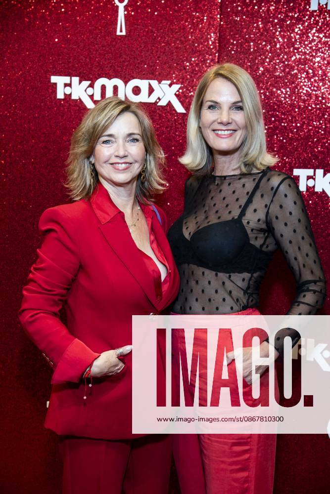 ABB TKMAXX s Tina Ruland and her companion appeared on the red carpet at the grand reopening of the TK Maxx store on Alexanderplatz on September 24, 2026, in Berlin, Germany