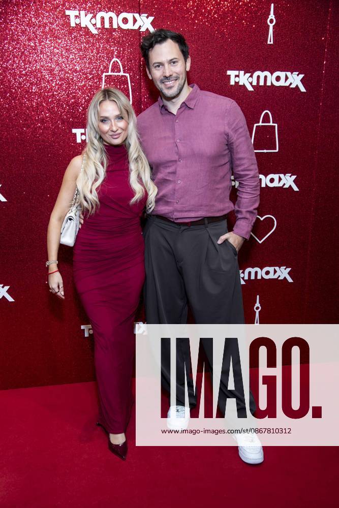 ABB TKMAXX s Jenny Koepper and Sebastian Klaus appeared on the red carpet at the grand reopening of the TK Maxx store on Alexanderplatz on September 24, 2026, in Berlin, Germany