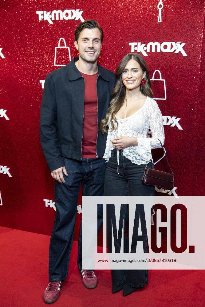 ABB TKMAXX: Tim Reitz and Vivien Grabatis appeared on the red carpet at the grand reopening of the TK Maxx store on Alexanderplatz on September 24, 2026, in Berlin, Germany