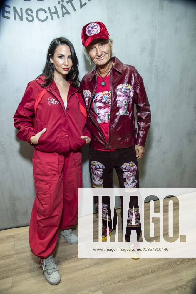 ABB TKMAXX Sila Sahin, accompanied by her father Zeki Sahin, appeared on the red carpet at the grand reopening of the TK Maxx store on Alexanderplatz on September 24, 2026, in Berlin, Germany