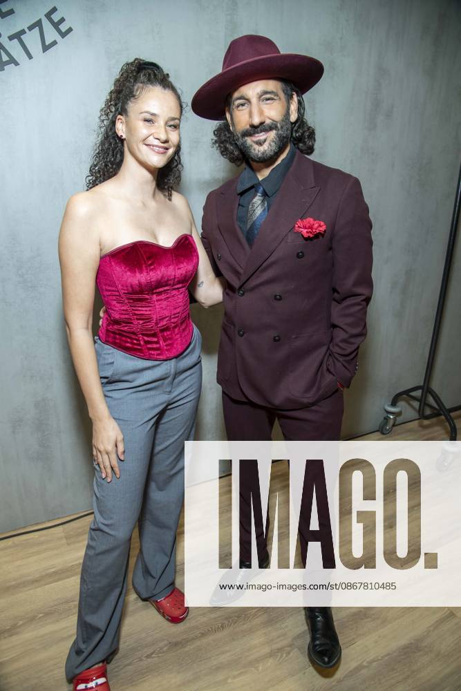 ABB TKMAXX: Betty Taube and Massimo Sinato make a guest appearance on the red carpet at the grand reopening of the TK Maxx store on Alexanderplatz on September 24, 2026, in Berlin, Germany