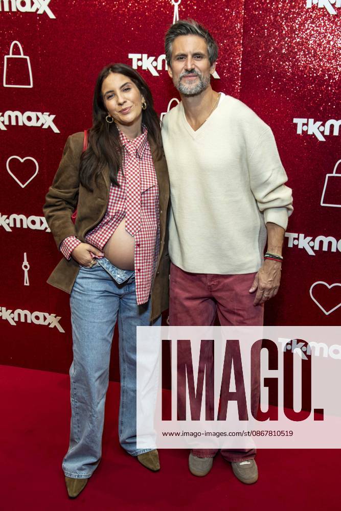 ABB TKMAXX s Chryssanthi Kavazi and Tom Beck appeared on the red carpet at the grand reopening of the TK Maxx store on Alexanderplatz on September 24, 2026, in Berlin, Germany