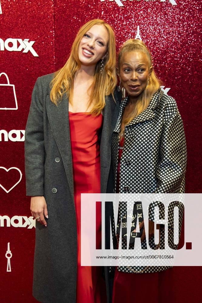 ABB TKMAXX Anna Ermakova and her mother, Angela Ermakova, appeared on the red carpet at the grand reopening of the TK Maxx store on Alexanderplatz on September 24, 2026, in Berlin, Germany
