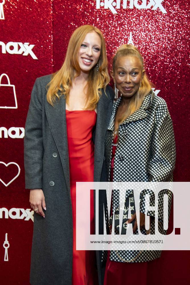 ABB TKMAXX Anna Ermakova and her mother, Angela Ermakova, appeared on the red carpet at the grand reopening of the TK Maxx store on Alexanderplatz on September 24, 2026, in Berlin, Germany