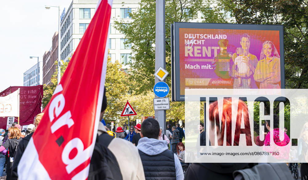 Social protests organized by the DGB EUR, Germany, Berlin, September 26, 2026 There’s Enough for Everyone, and Merz Must Go —posters, banners, and slogans against the federal government’s cuts to social benefits. Cutting Social Benefits —nationwide social protests organized by the DGB and its member unions under the slogan You’ve Earned It: Your Work, Your Health, Your Pension