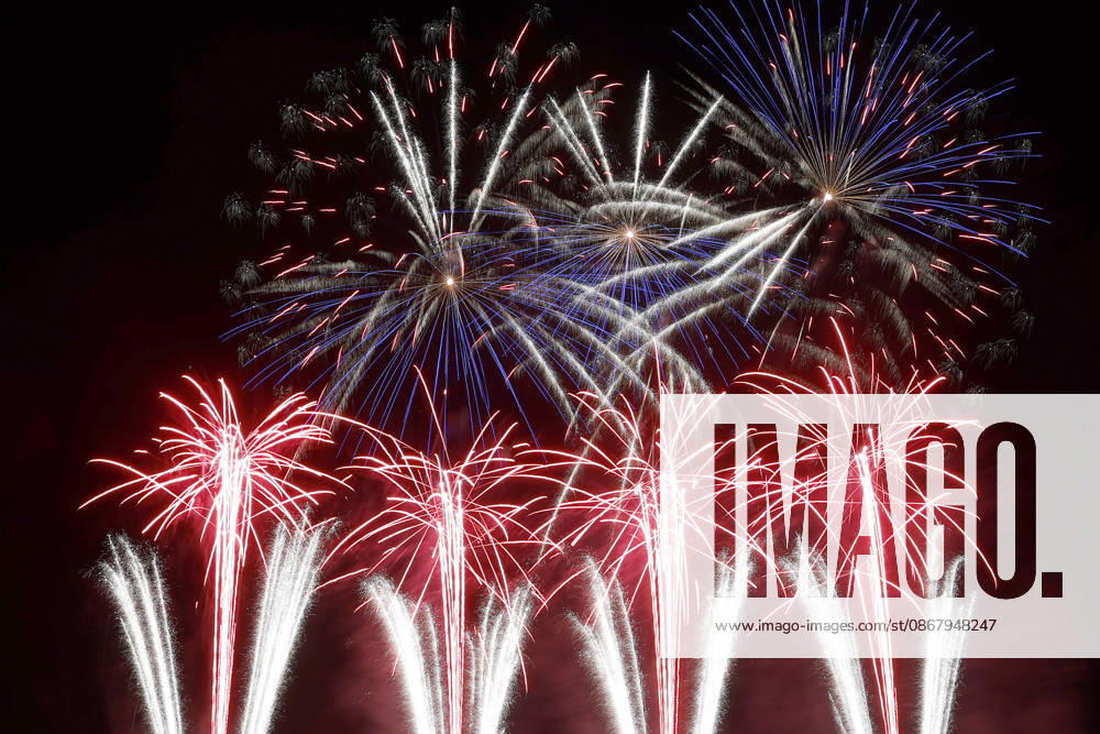 Pyronale 2026, Fireworks Championship at the Maifeld near the Olympic Stadium in Berlin, Berlin, Germany