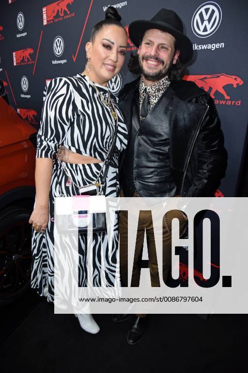 Manuel Cortez with his girlfriend Miyabi Kawai at the BUNTE New Faces Award Style at Spindler Klatt in Berlin