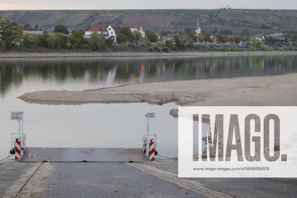 Ferry service suspended September 28, 2026. Due to low water levels, sandbars are protruding from the Rhine near Kornsand and Nierstein. At this low water level, the vehicle ferry can no longer dock. Dredging efforts to move the sand were unsuccessful. Ferry service has been suspended until further notice. To reach Mainz or Wo