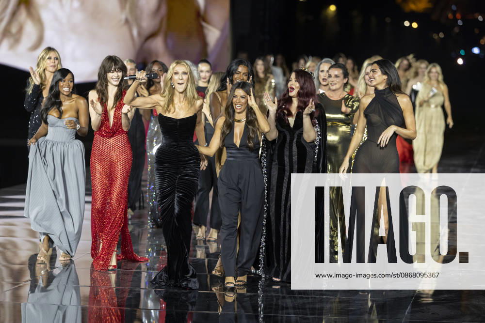 Céline Dion with Heidi Klum, Aja Naomi King, Bebe Vio Grandis, Cara Delevingne, Céline Dion, Eva Longoria, Simone Ashley, Aishwarya Rai Bachchan, and Kendall Jenner – L’Oréal Paris Express Your Worth Fashion Show in Paris, France, on September 29, 2025 Olivier Borde Bestimage L’Oréal Paris Fashion Show, Express Your Worth in Paris, France, September 2025 France