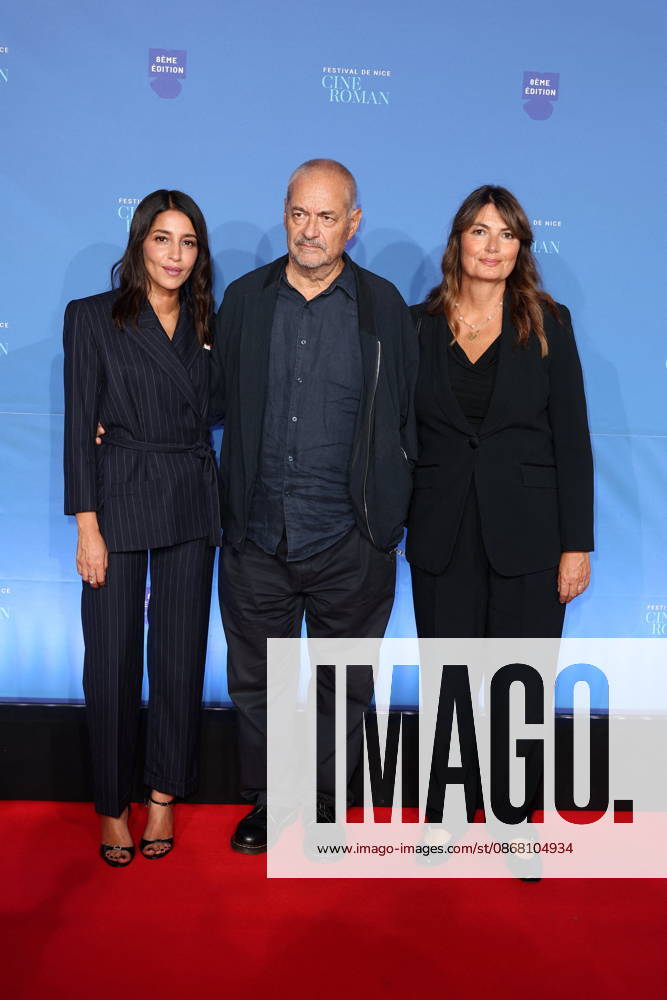 Leïla Bekhti, Jean Pierre Jeunet and Valérie Perrin on the red carpet at the opening night of the 8th edition of the Ciné Roman Festival in Nice on September 28, 2026 Jacovides Bebert Bestimage Red carpet at the opening night of the 8th edition of the Ciné Roman Festival in Nice on September 2, 2026, Nice, France