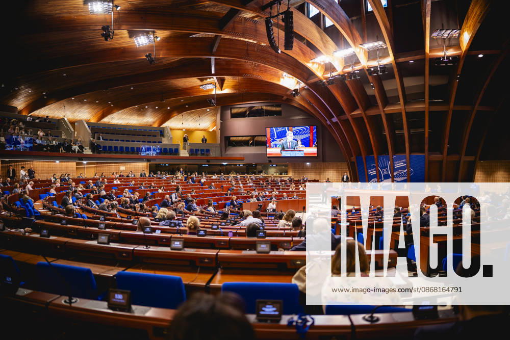Johann Wadephul (CDU), Federal Minister of Foreign Affairs, photographed during his speech at the Council of Europe in Strasbourg on September 29, 2026. Photographed on behalf of the Federal Foreign Office, Strasbourg, France