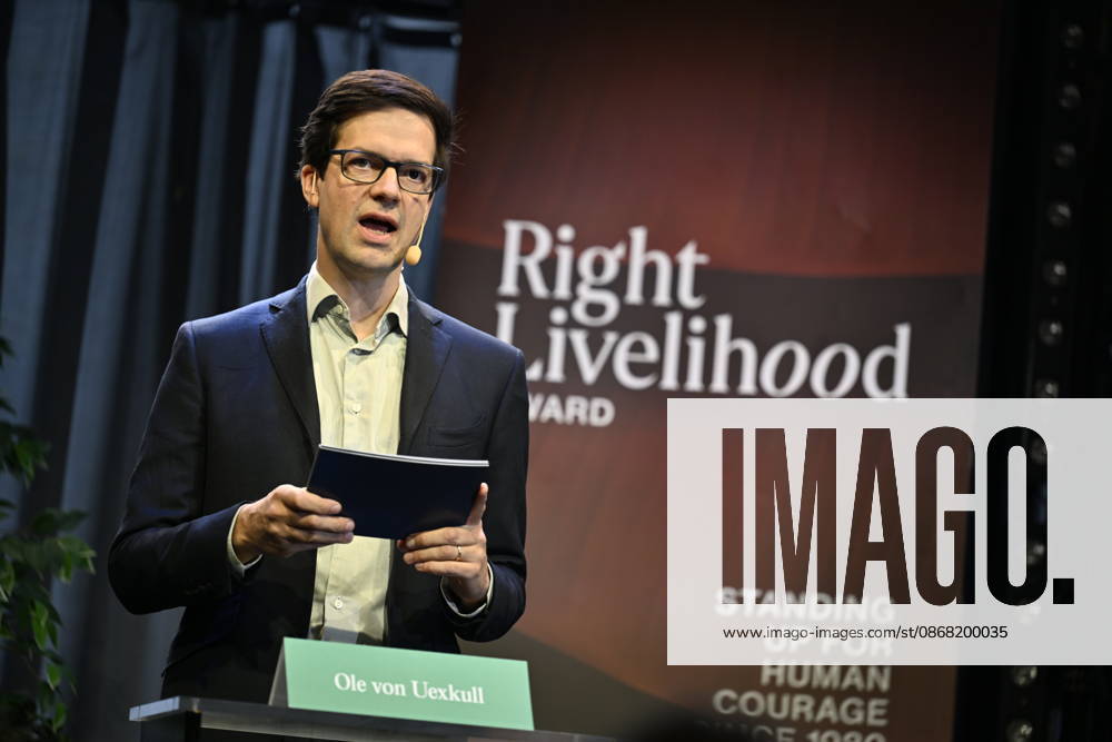 Ole von Uexkull, Executive Director, Presents the 2026 Right Livelihood Award Winners STOCKHOLM, SWEDEN